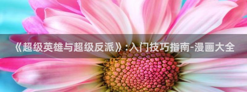 香蕉文化小说漫画更新：《超级英雄与超级反派》:入门技巧指南-漫画大全